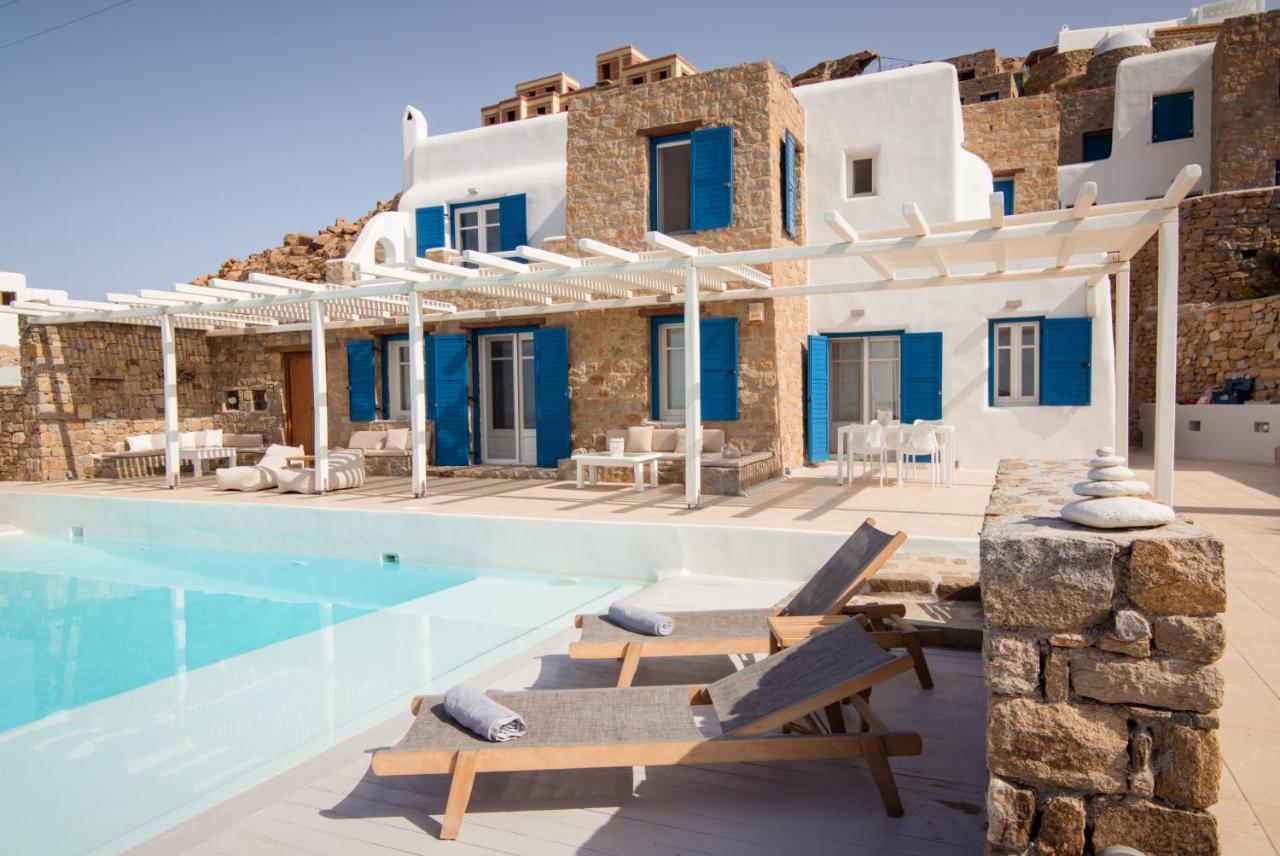 180 View PRIVATE Pool ヴィラ Choulakia to enjoy ザ SUN kissing ザ SEA Mykonos Town エクステリア 写真